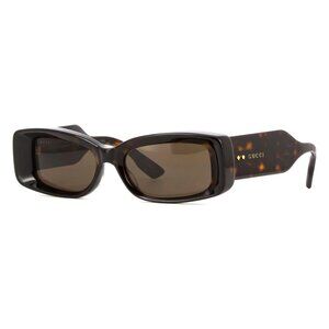 New GUCCI Havana Square GG1528S 002 Sunglasses Women